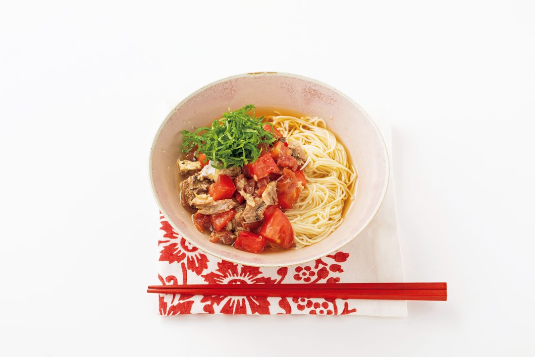 サバ缶とトマトを使った簡単そうめんアレンジ マンネリ脱出で栄養もバッチリ Esseonline エッセ オンライン サバ缶とトマトを使った簡単そうめんアレンジ マンネリ脱出で栄養もバッチリ Esseonline エッセ オンライン