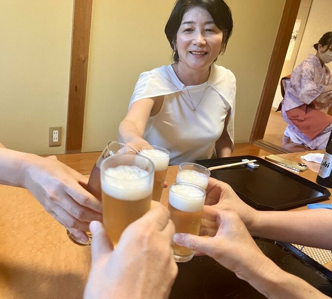 友人との乾杯