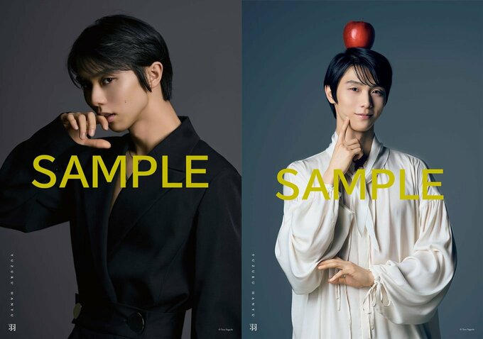 写真集『羽』　通常版ポスターA面（左） B面（右）（C）Toru Yaguchi