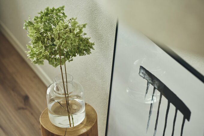 花びんに入った植物